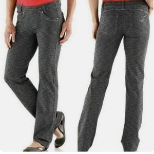 Kuhl Mova Pants Stretch Knit Heathered Grey Drawstring Pull-up Womens Size 6